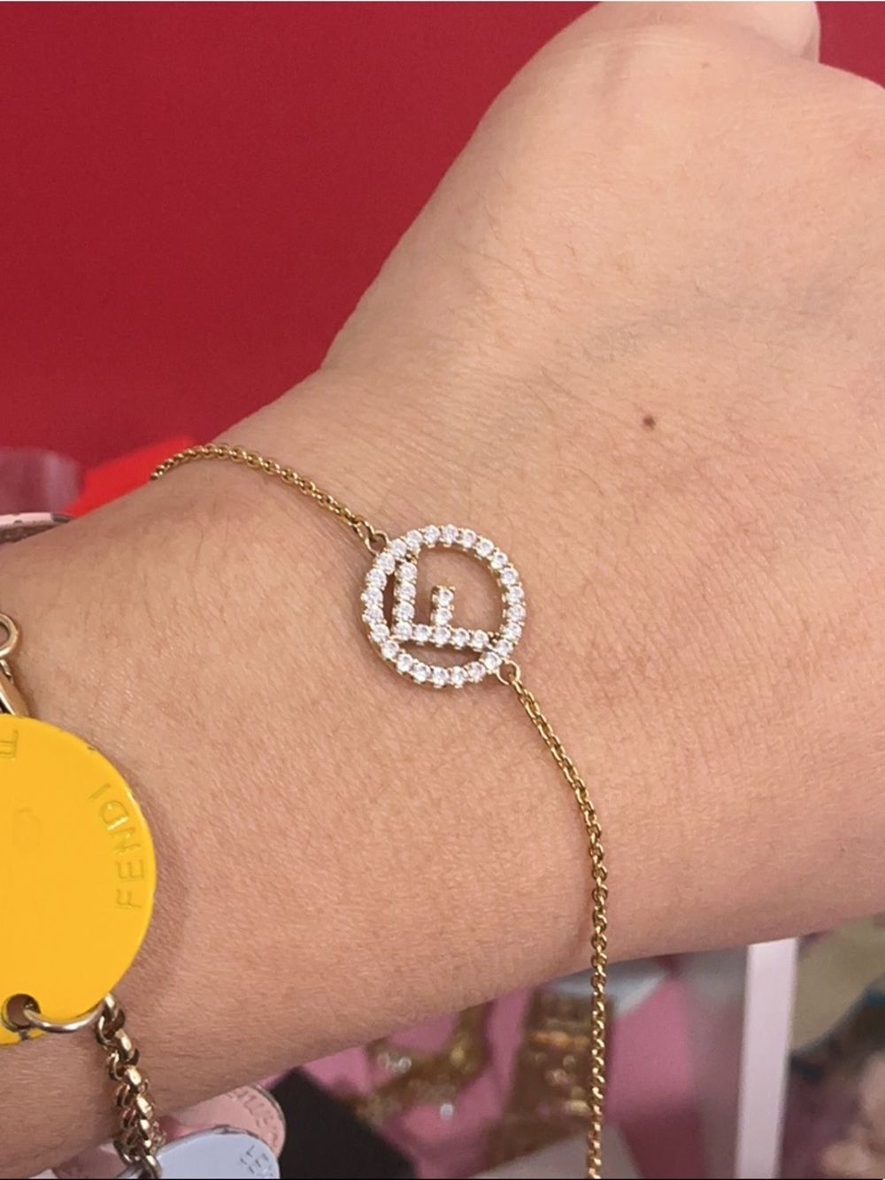 Fendi F Logo Bracelet